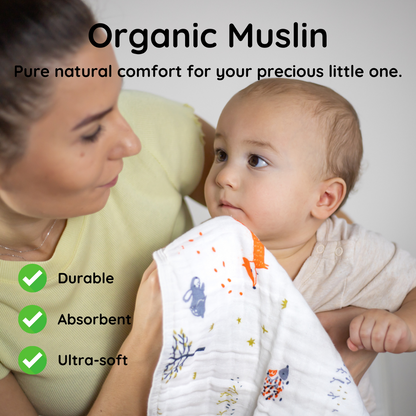 Muslin Washcloths (6-Pack)