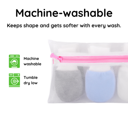 Baby Mittens (Blue, 7-Pairs)