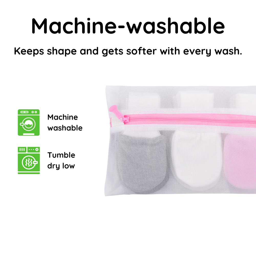 Baby Mittens (Pink, 7-Pairs)