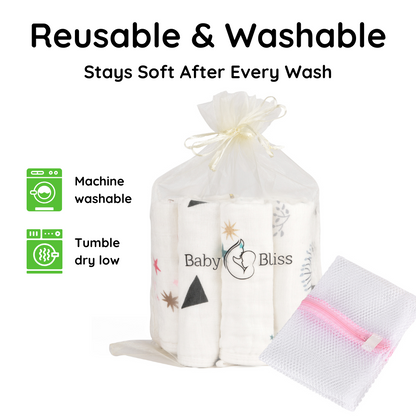 Muslin Washcloths (10-Pack)