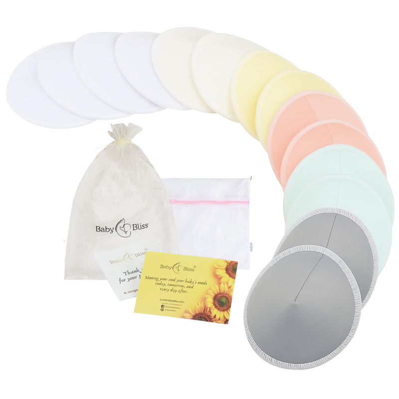 14-Pack Bamboo Nursing Pads | Pastel Touch